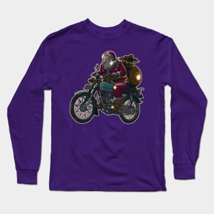 Go ride santa Long Sleeve T-Shirt